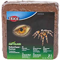 TRIXIE Set de Suelo Coco- Sustrato Tropical- 2 l- Reptiles